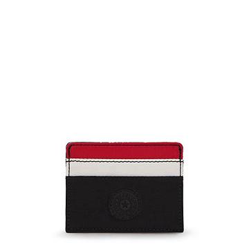 Kipling Cardy Card Holder Bags Black Red Block | AU 2052MQ